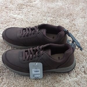 Brown Low-Top Sneakers - Memory Foam - Size 10